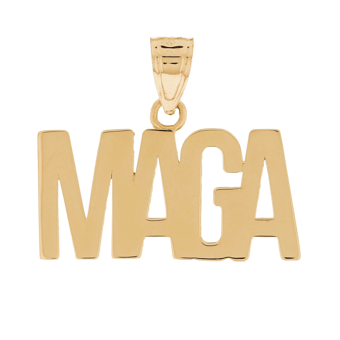 Gold Medium MAGA Unisex Pendant (AF# P13356)