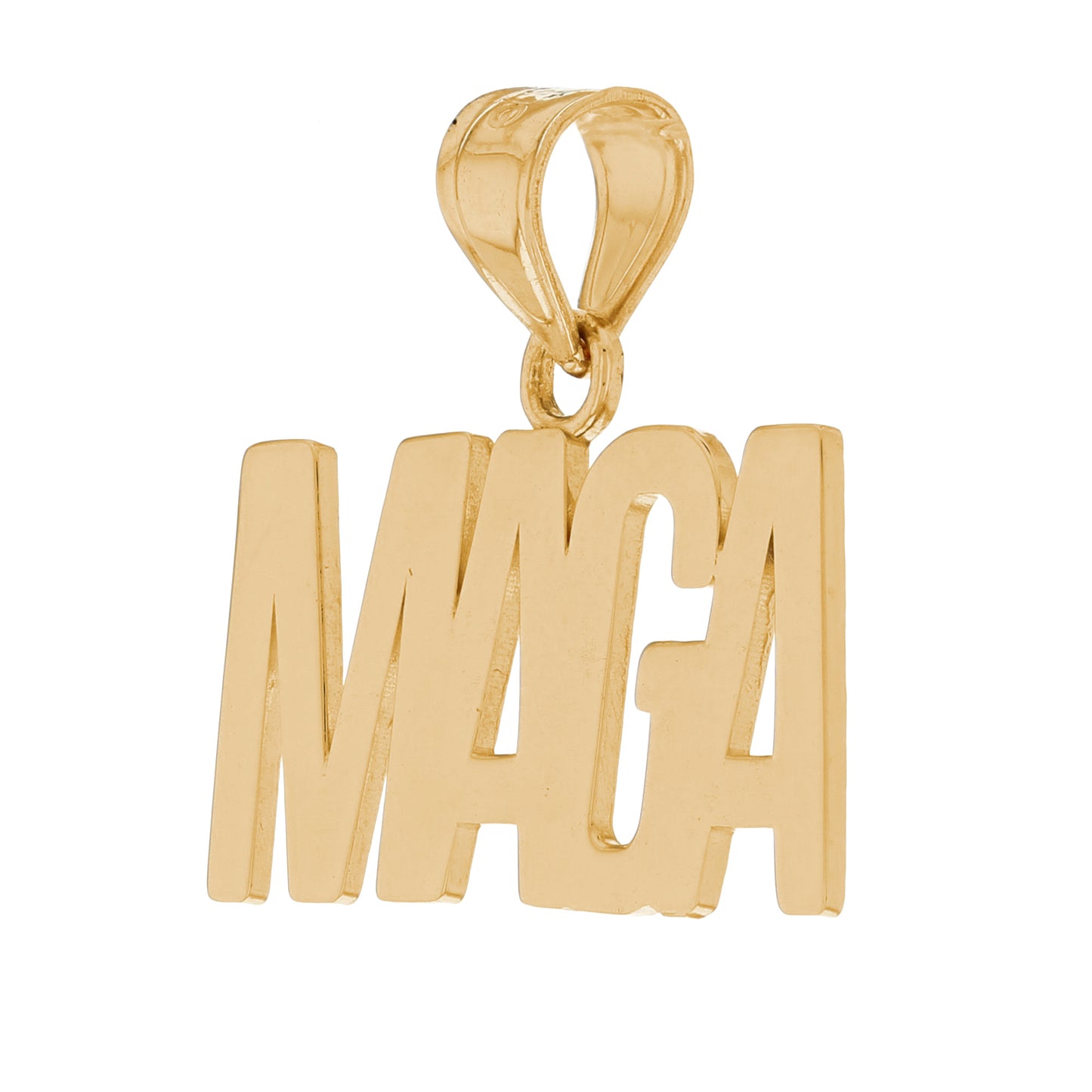 Gold Medium MAGA Unisex Pendant (AF# P13356)